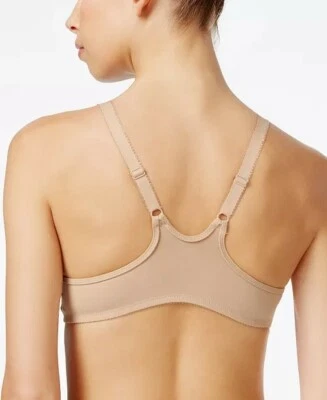 Wacoal Body by Wacoal Front Close Racerback Underwire Bra 65124 TOAST 34B NEW - Image 1 of 2