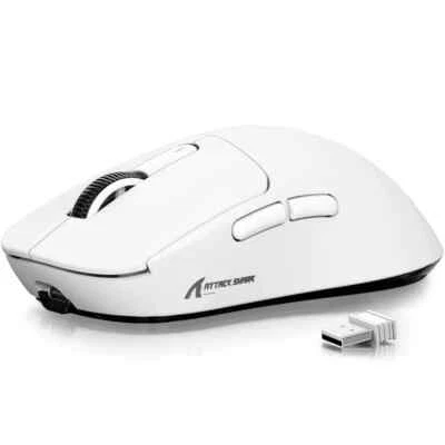 ATTACK SHARK X3 49g Lightweight Wireless Gaming Mouse Tri-Mode 26K DPI,PAW3395 - Image 1 of 4