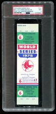 1975 World Series Game 6 Ticket Proof PSA 9 Mint Carlton Fisk Homerun Red Sox