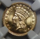 1881 NGC MS68 TYPE 3 GOLD DOLLAR 1881 NGC MS68 TYPE 3 GOLD DOLLAR