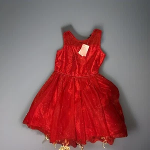 lilt dress for girls red Tull Size 16 Sparkly Layers Wedding Christmas Dance - Picture 1 of 7