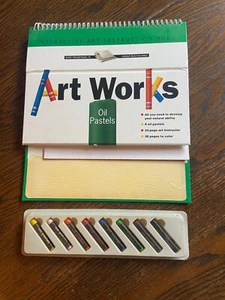 Art Works Oil Pastels Interactive Art Instruction Book with Pastels - Picture 1 of 4