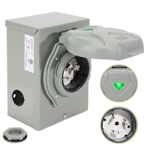 TIPHOPE 50A Generator Power Inlet Box mit vorgestanzten abnehmbaren Knockouts, N... - Bild 1 von 7