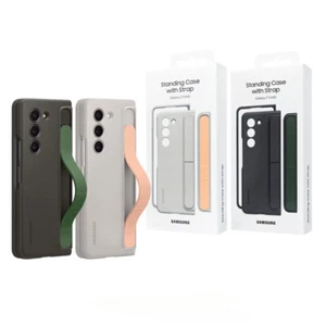 Original Samsung Official Galaxy Z Fold5 Standing Case with Strap (EF-MF946) - Picture 1 of 11