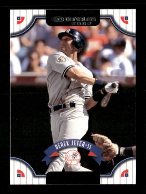 Derek Jeter 2002 Donruss #3 New York Yankees MLB - Image 1 of 2