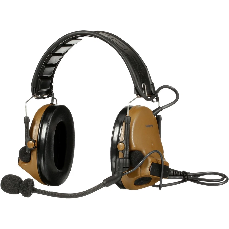 Protetores auriculares 3M Peltor ComTac V OTH, duráveis, 23 dB, bronzeado coiote #MT20H682FB-47CY - Imagem 1 de 1
