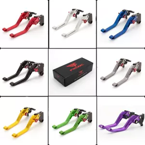 FXCNC Black 3D Rhombus Hollow Brake Clutch Levers For Suzuki GSXR1000 2007-2008 - Picture 1 of 16
