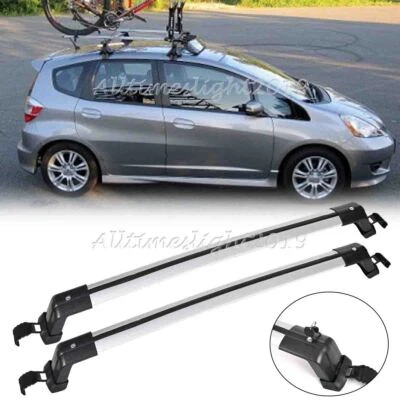 For Honda Fit Car Top Roof Rack Cross Bars Luggage Cargo Carrier With Locks - Image 1 of 4