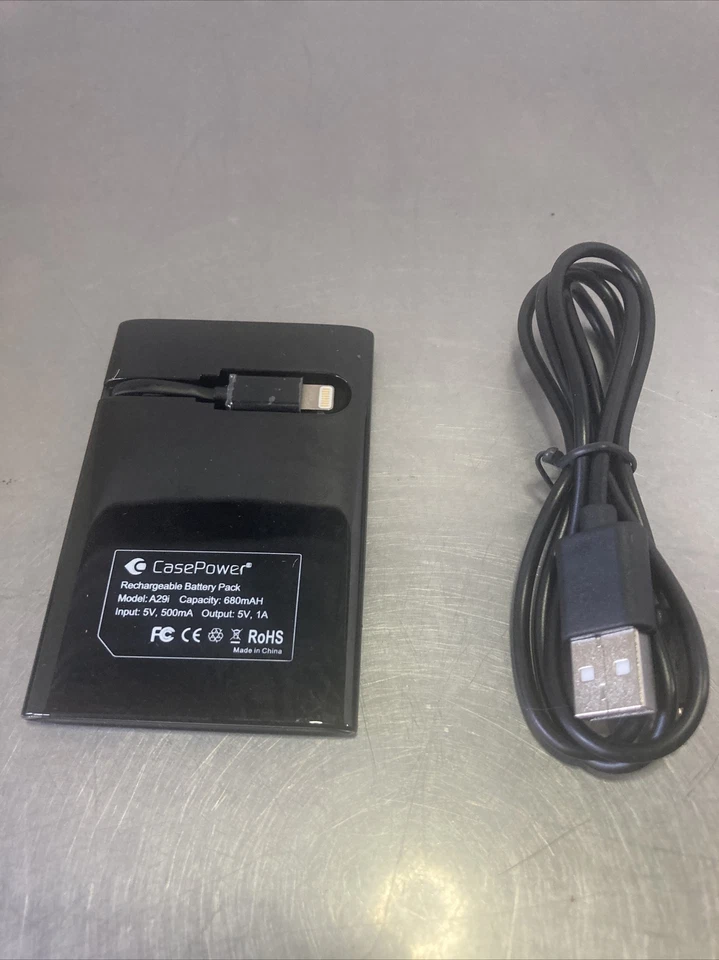 Banco de alimentación portátil 600 mAh batería externa recargable para iPhone, iPod Foto 1 de 4