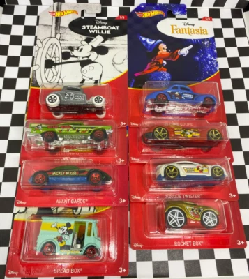 *JUEGO COMPLETO* Hot Wheels 2018 Disney Mickey Mouse 90 Aniversario Serie 1/64 Foto 1 de 4