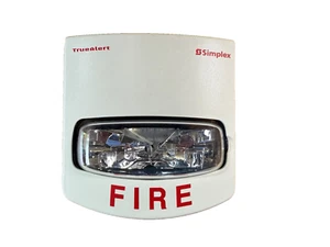 Simplex 4906-9103 Fire Alarm Strobe White Weatherproof Cover - Picture 1 of 4