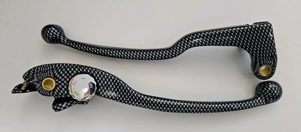 Juego de palancas de freno y embrague de fibra de carbono Honda CBR 954RR 2002-2003 Foto 1 de 1