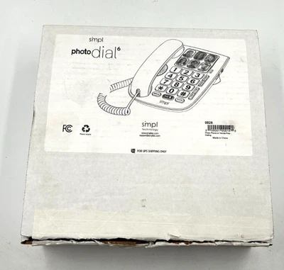 Teléfono Simple Photo Dial 6 - 6 botones grandes de marcación rápida para fotos Foto 1 de 4