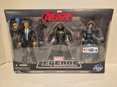 MARVEL LEGENDS Agents of Shield Coulson Nick Fury Maria Hill Paquete de 3 Juguetes R Us Ex Foto 1 de 4