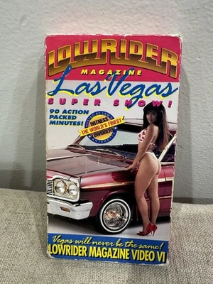 Lowrider Magazine Video VHS Tape IV Las Vegas Super Show Minitruck nissan - Image 1 of 4