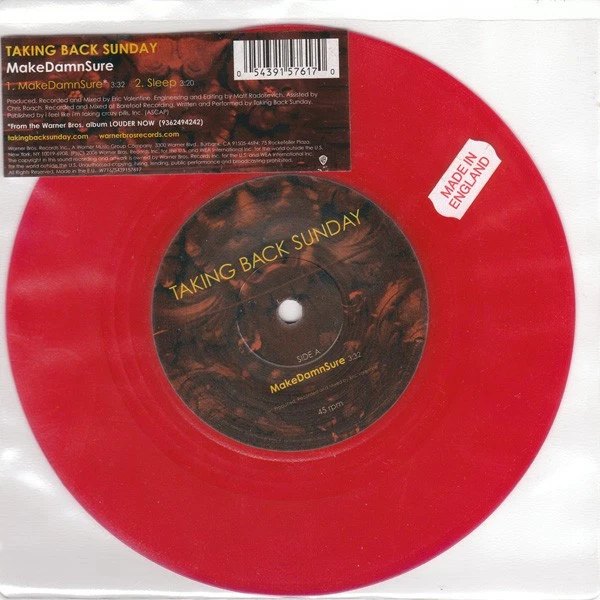 Taking Back Sunday - MakeDamnSure, 7", (Vinyl) - Image 1 of 1