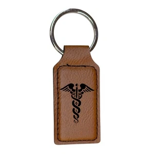 Keychain - Rectangle - Pharmaceutical Hermes - Leather - Foto 1 di 8