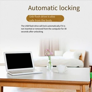 Clé USB cryptée facilement accessible avec mécanisme de verrouillage automatique - Photo 1/8