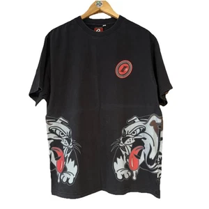 Reebok Allen Iverson Vintage Y2K Black Bulldog Limited Edition T-Shirt Mens XL - Picture 1 of 8