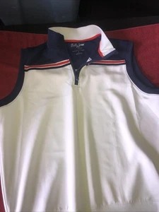 Bobby Jones X-H20 Golf Vest Men’s Large Blue 1/4 Zip #244 - Picture 1 of 7