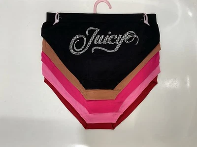 Calcinha Juicy Couture pacote com 5 strass nova com etiquetas. Tamanho M - Imagem 1 de 4