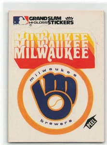 1979 Fleer Hochglanz Sitckers Milwaukee Brewers #NNO A5 Puzzle - Bild 1 von 2