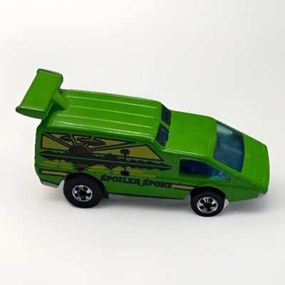 Винтажный Hot Wheels Mattel спойлер Sport Blackwalls зеленый фургон Гонконг 1976 - Изображение 1 из 4