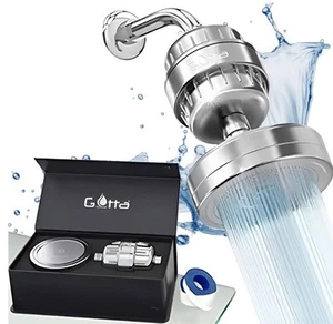 GOTTA Luxus Filter Duschkopf Set 20 Stufen Duschfilterkopf für hartes Wasser - Bild 1 von 16