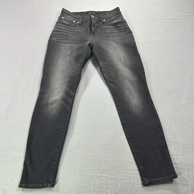 Lucky Brand Jeans Womens 4/27 Black Denim Ava Mid Rise Skinny Ankle 27x27 - Image 1 of 4