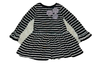 VESTIDO Pastourelle de Pippa & Julie Volantes Círculo Rayas Cinta Flor 6 Foto 1 de 4