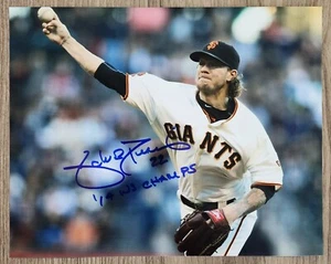 Jake Peavy Signed 8x10 Photo San Francisco Giants Boston Red Sox Legend RAD - Picture 1 of 2