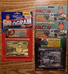 3 ungeöffnete 1992 Räder NASCAR Hologramme - 1 Bill Elliott & 2 Harry Gant - Bild 1 von 1