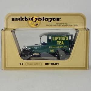Matchbox Models of Yesteryear Y-5 1927 Talbot Van "Lipton`s Tea" City Road OVP - Bild 1 von 10