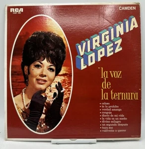 VIRGINIA LOPEZ - LA VOZ DE LA TERNURA - 1969 MEXICAN LP, BOLERO Record Vinyl Vg+ - Imagen 1 de 4