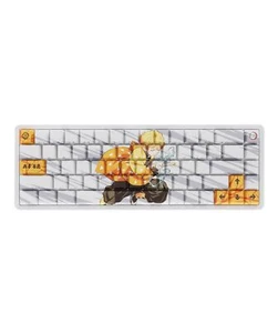 Demon Slayer Kimetsu No Yaiba Zenitsu Full Art PBT Dye Sub Keycaps for Mechan... - Picture 1 of 9