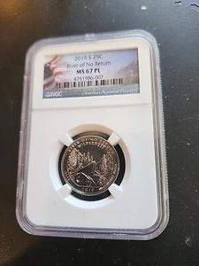 2019-S River of No Return NGC MS67 PL 25C *27/12 pop - no PG - 347 Registry pts* - Bild 1 von 6