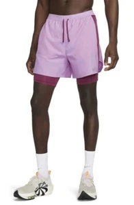 Nike Men's Dri-Fit Stride 7" 2-in-1 Running Shorts DM4757-532  Rush Fuchsia 2XL - Picture 1 of 6