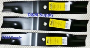 Juego de cuchillas cortacésped de 3-50" para John Deere AM39966 300 316 318 322 332 420 430 - Imagen 1 de 1