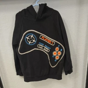 Crazy 8 Black Hoodie with Vibrant Design - Picture 1 of 7