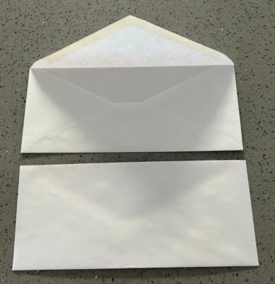 100 Business Envelopes White No.10 Letter  4-1/8 X 9-1/2 in Gummed Closure - Image 1 of 4