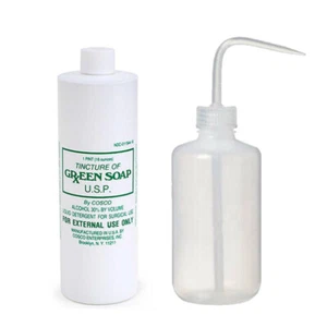 16 oz Cosco sapone verde tatuaggio stencil lavaggio e 1 x 16 oz. Diffusore Spremere Bottiglia - Foto 1 di 3
