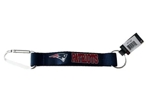 Portachiavi cordino moschettone 8" NFL New England Patriots NFL con licenza Auto Boston - Foto 1 di 5