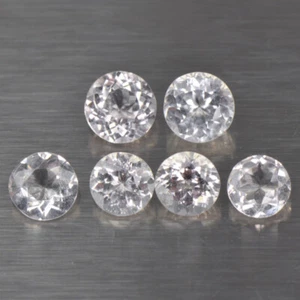 2.00 Cts 6 Pcs Light Pink Untreated Morganite Natural Gemstones - Picture 1 of 2