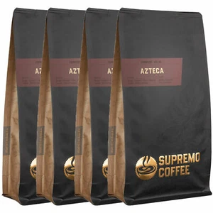 Supremo Espresso Azteca Bohne (4 x 250g) Kaffeebohnen Kaffee Espresso