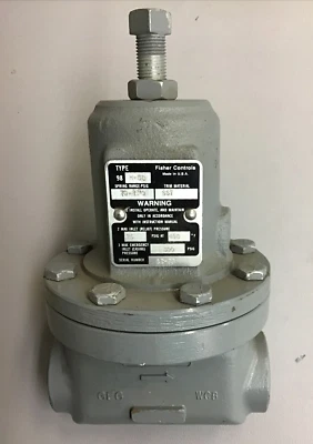 FISHER CONTROLS REGULATOR TYPE 98-H-50 STOP RELIEF VALVE  (B340) - Image 1 of 4