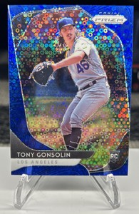 2020 Panini Prizm Tony Gonsolin #27 Blue Donut Circles /199 RC