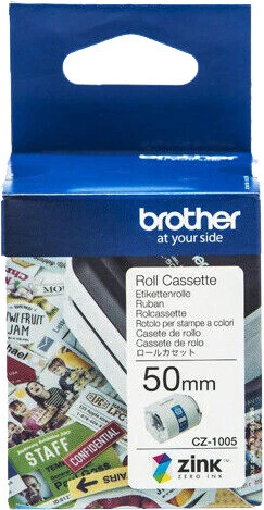 Brother CZ-1005 Label Printer Roll - White (CZ1005)