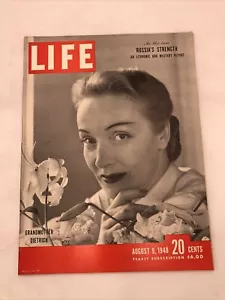 LIFE Magazine Vintage August 9 1948 Berlin Racing Crash Russia Advertising - Picture 1 of 4