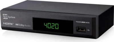 Decoder Digitale Terrestre DVB-T2 HEVC MPEG-4 HDMI USB Nero TS4020 Telesystem - Immagine 1 di 2