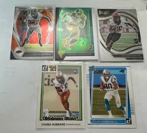 Chuba Hubbard-2021Panini Donruss - Rated Rookie- #287 No Name (RC) - Picture 1 of 2